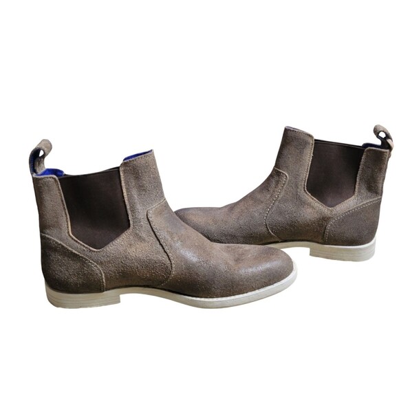 NWT Bed Stu Boots Mens Size 9.5 Taupe Suede Rustic Vasari Pull On Casual Ankle - Picture 9 of 10